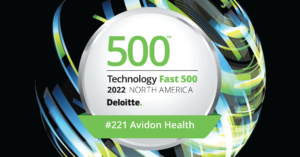 Avidon Health Deloitte Fast 500 Award 2022