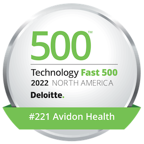 Fast 500 2022 Award Avidon Health sm