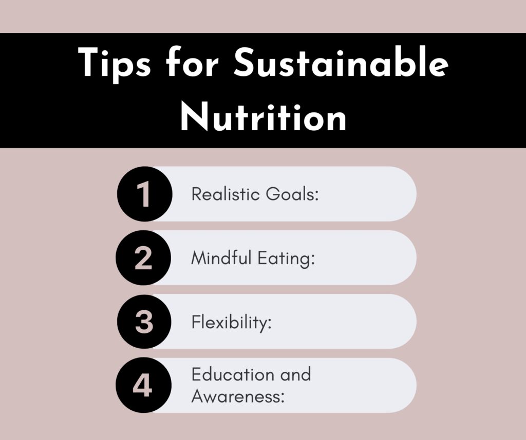 Tips for Sustainable Nutrition