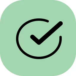 A simple icon of a checked checkbox.