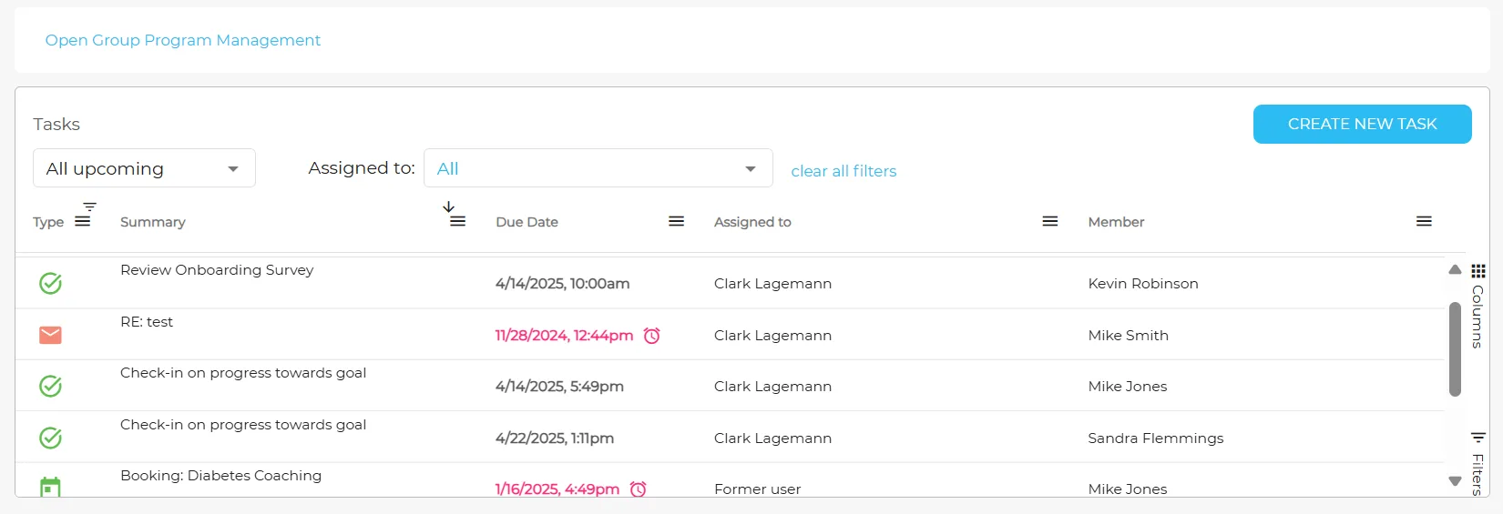 Coaching Dashboard