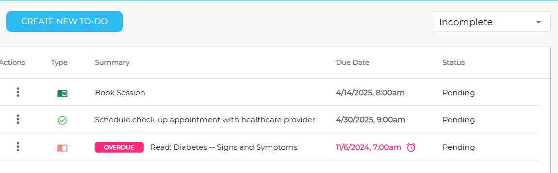 To-Dos That Drive Action