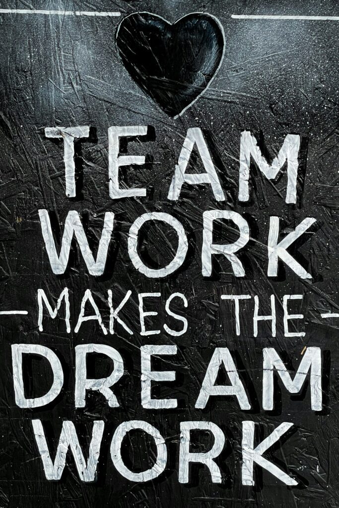 Walking team names, team work makes the dream work