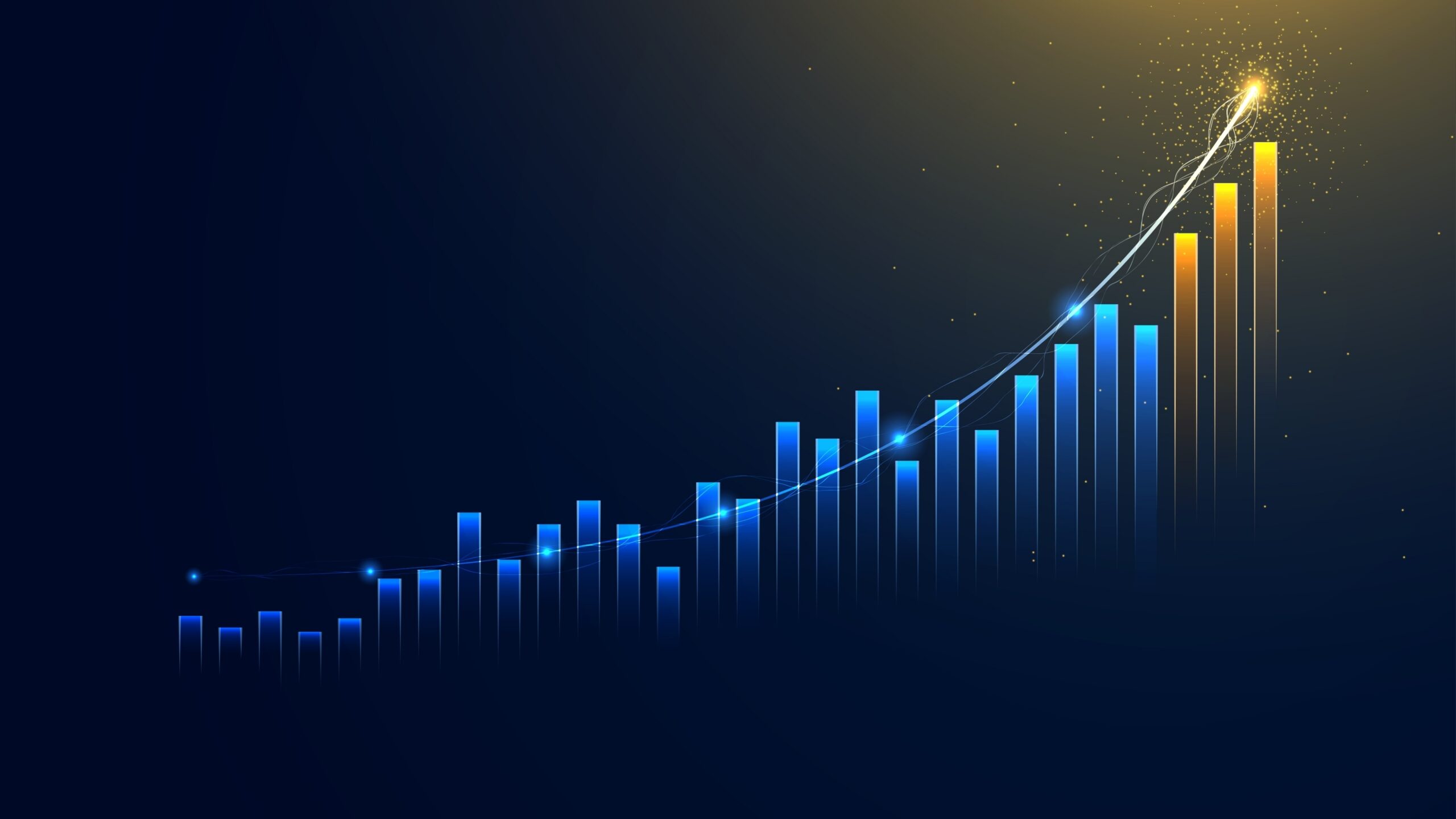 Chart showing compounding ROI growth from a chronic disease management program