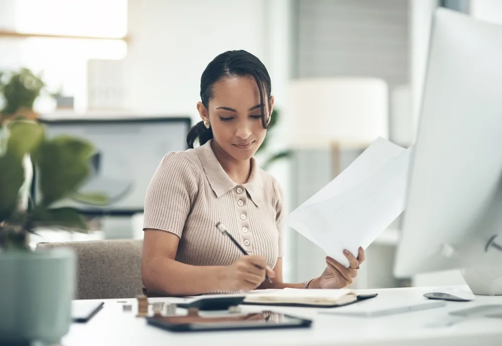HR manager reviewing wellness platform options for a small business team