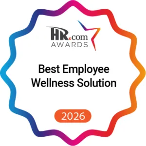 HR.com Best Employee Wellness Solution Award 2026 badge