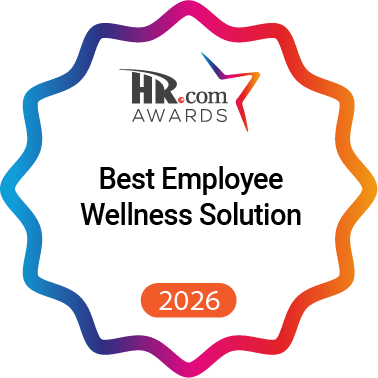 HR.com Awards — Best Employee Wellness Solution 2026 HR.com Best Employee Wellness Solution Award 2026 badge