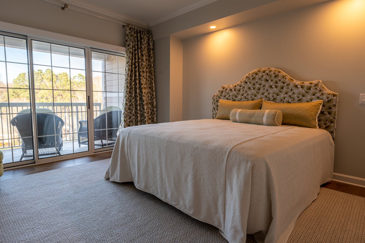 Peaceful bedroom with natural morning light representing sleep health and brain function